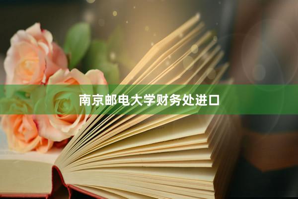南京邮电大学财务处进口